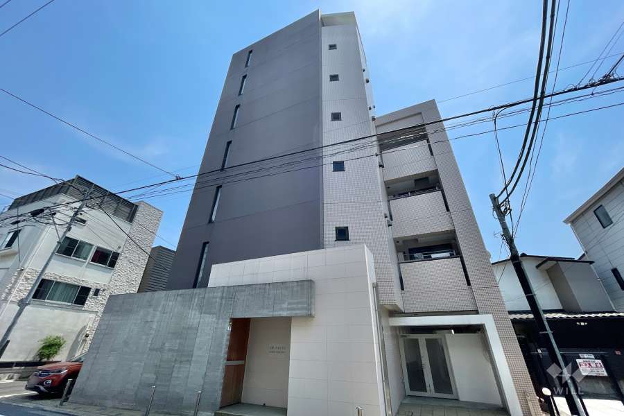 ＬＡアース西小山の外観（北西側から）