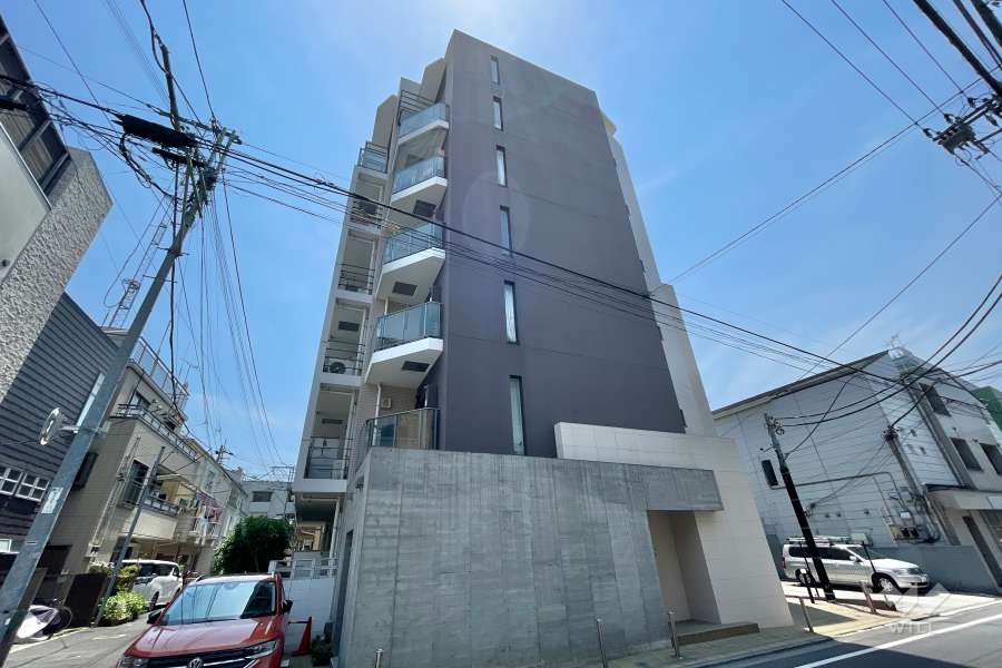 ＬＡアース西小山の外観（北東側から）