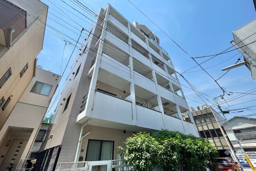 ＬＡアース西小山の外観（南東側から）