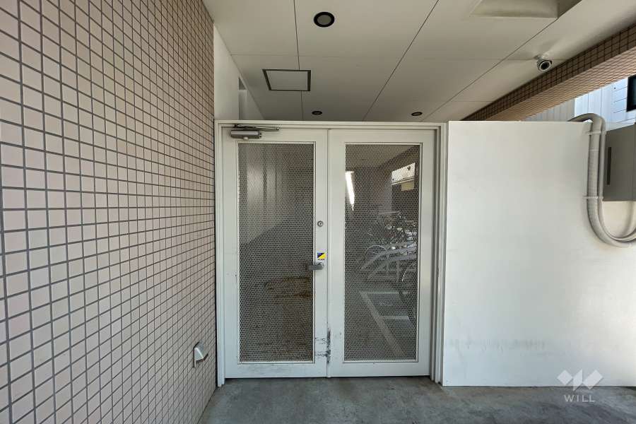 駐輪場の出入り口