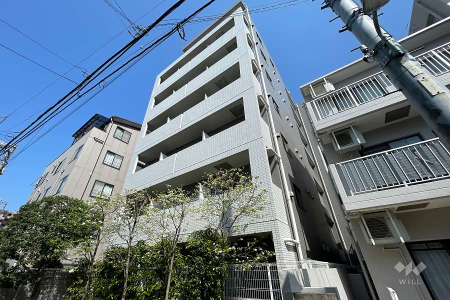 エルフラット南品川の外観（南西側から）