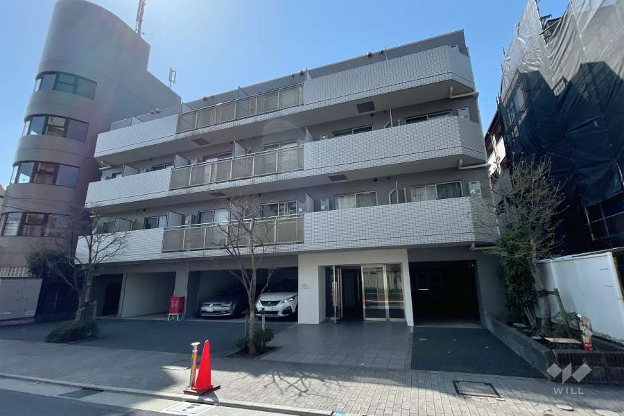 エルフラット南品川の外観（北西側から）