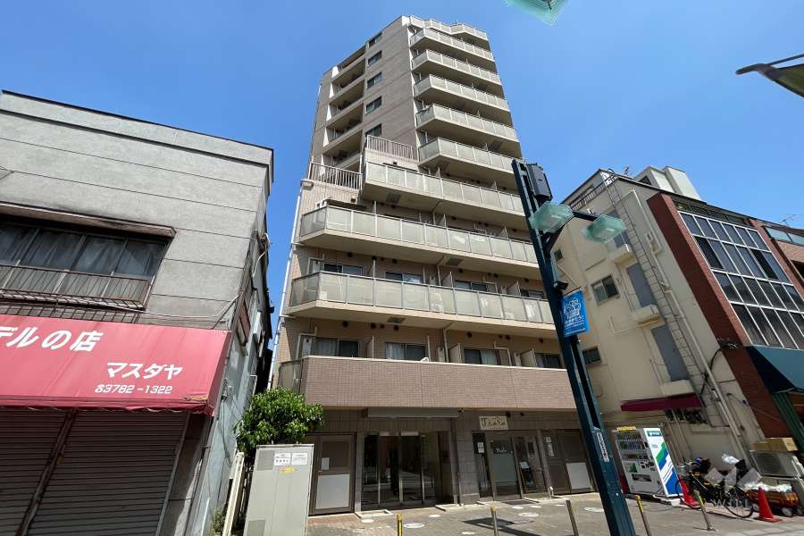 グランヴァン戸越銀座の外観（南西側から）