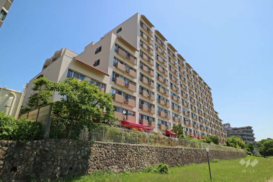 コープ野村宝塚の外観（南西側から）