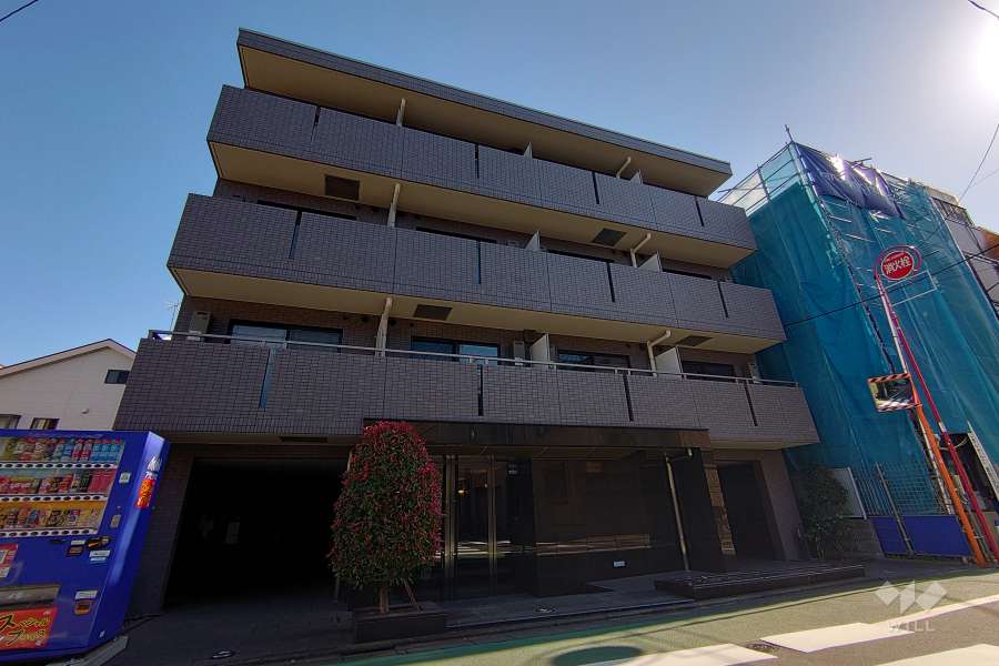 ルーブル武蔵小山弐番館の外観（北西側から）