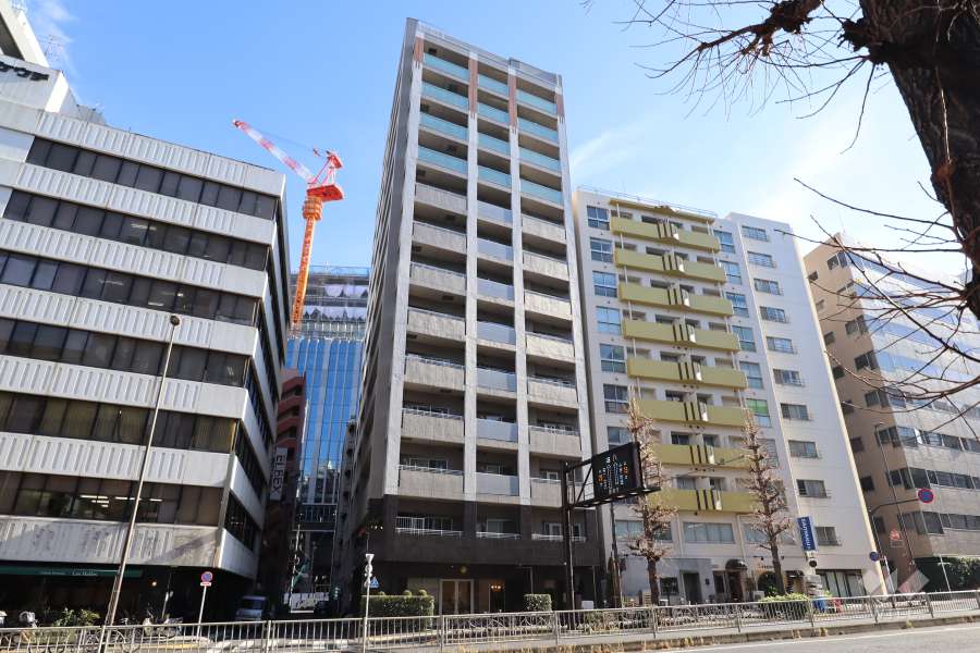 シティインデックス西五反田の外観（北西側から）