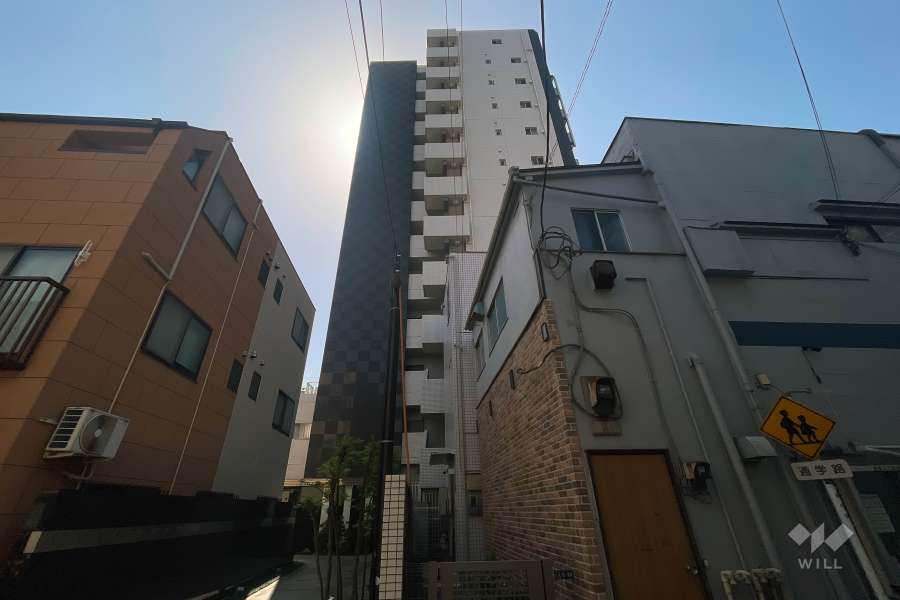 レジデンシャルスター武蔵小山の外観（北西側から）