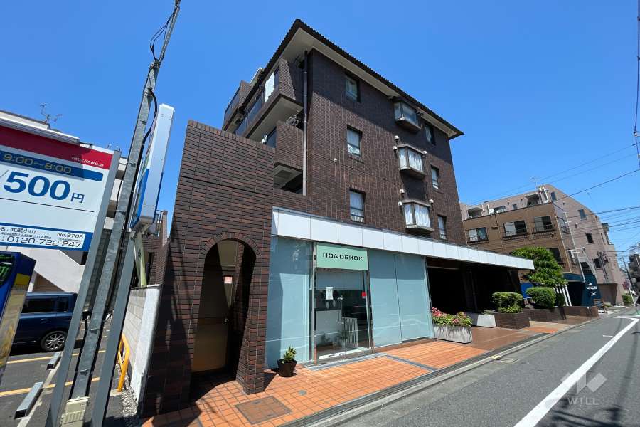 エクセルヤマナシ武蔵小山の外観（南東側から）
