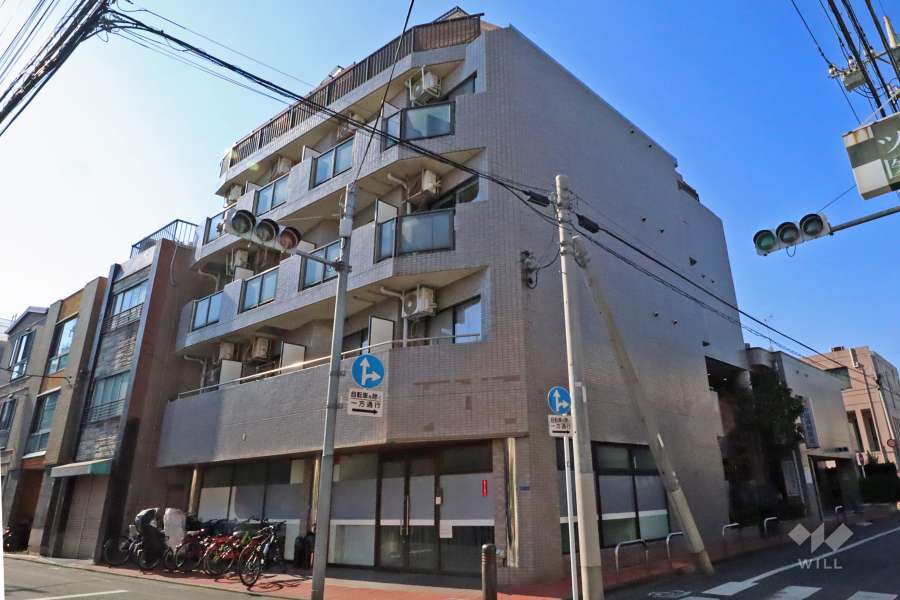 グリーンクロス西中延の外観（北東側から）