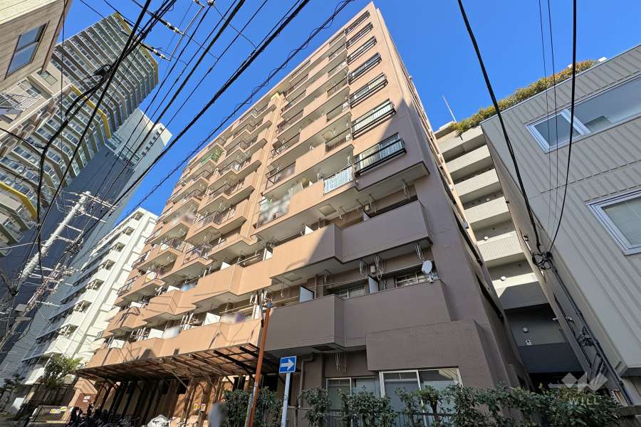 コーヅ大崎ハイツの外観（南東側から）