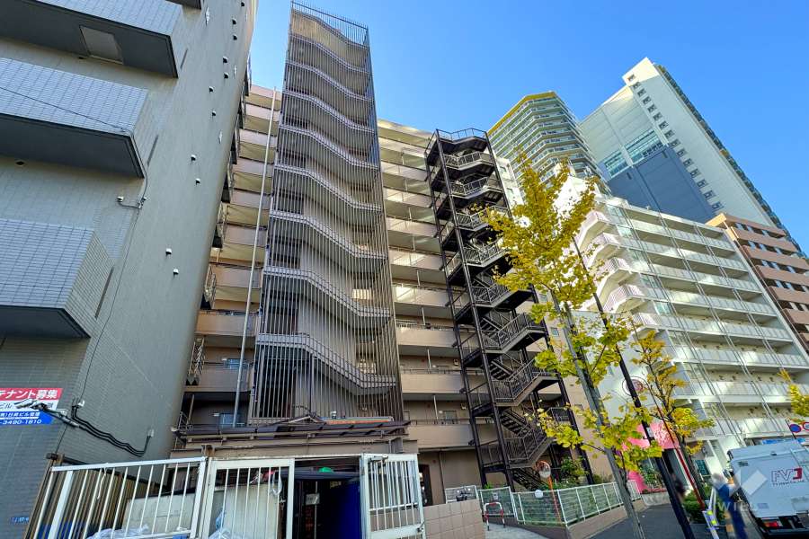 コーヅ大崎ハイツの外観（北東側から）