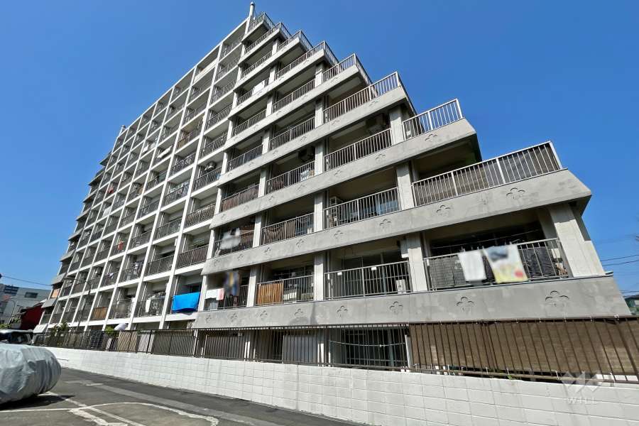 シャンボール南品川の外観（南東側から）