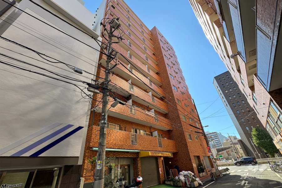セブンスターマンション第1五反田の外観（北西側から）