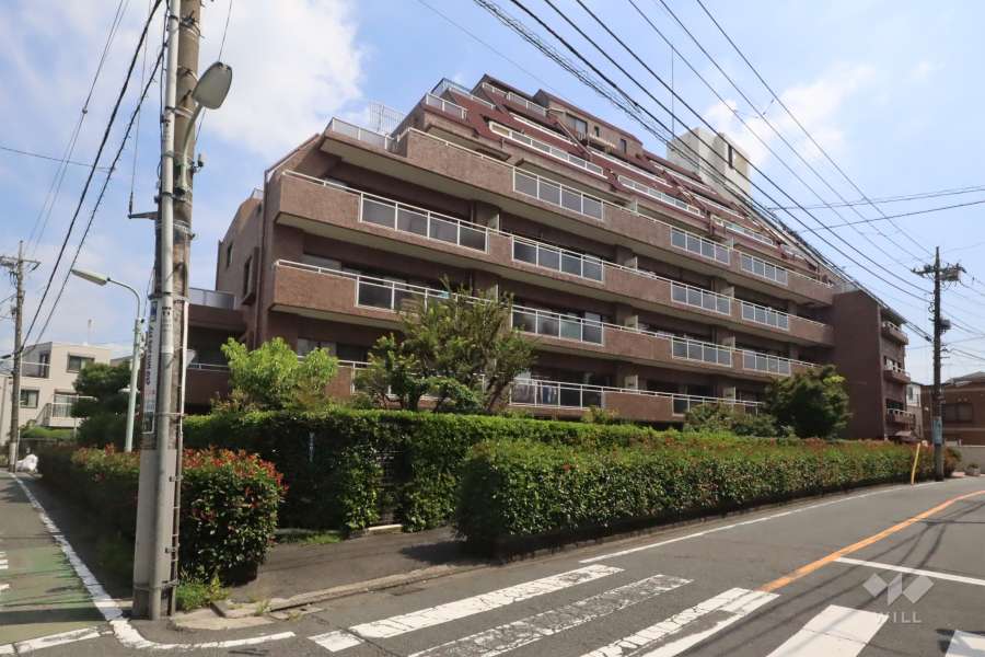 ヒルズ大森の外観（南西側から）　