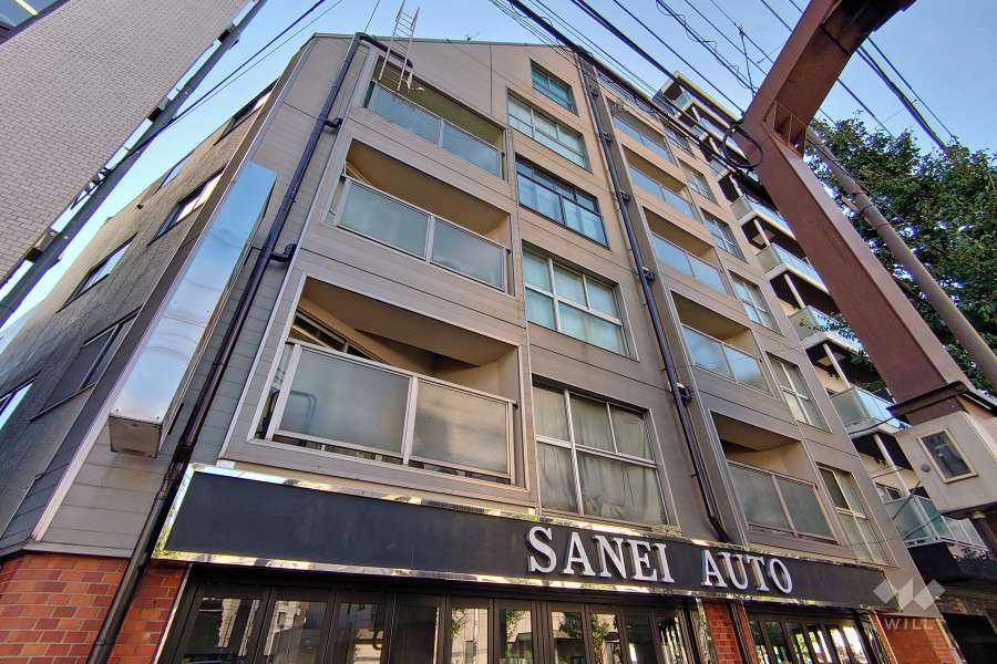 ライオンズマンション荏原第2の外観（北側から）