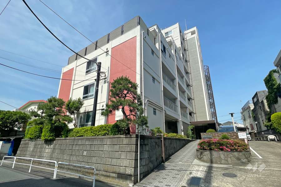 西大井コーポラスの外観（北東側から）