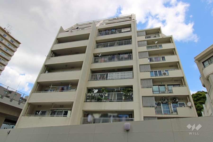 目黒太陽マンションの外観（南側から）