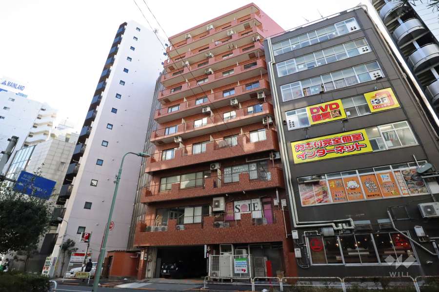 クレール五反田の外観(北西側から)