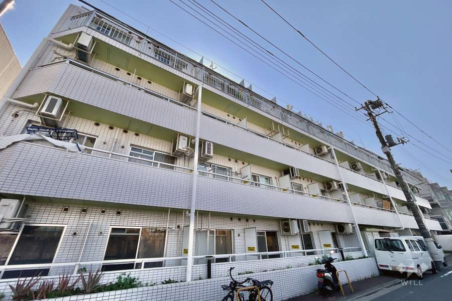 スカイコート品川第２の外観（北西側から）