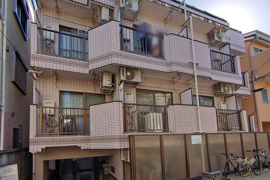 スカイコート品川第５の外観（北西側から）