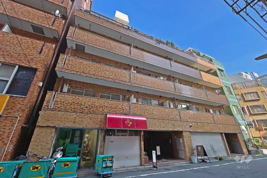 セブンスターマンション第5五反田の外観（南東側から）