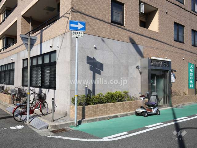 1階に店舗部分があります。