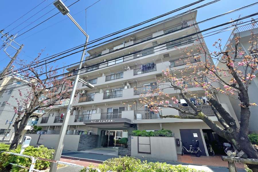 ニックハイム大森第一の外観（南西側から）