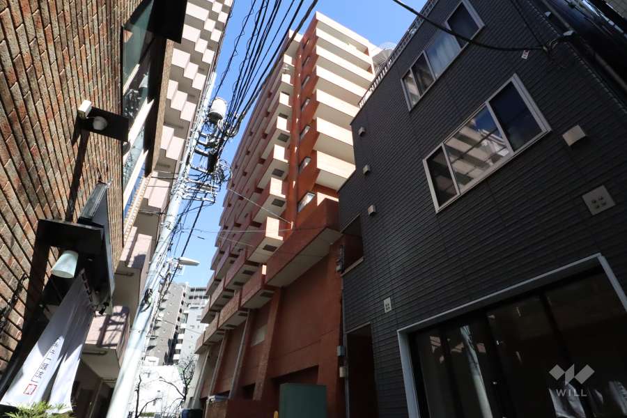 ハイラーク五反田の外観(南西側から)