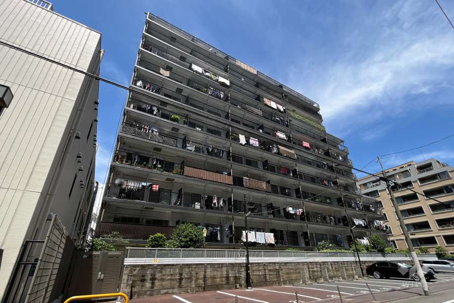フジタ東品川マンションの外観（南東側から）