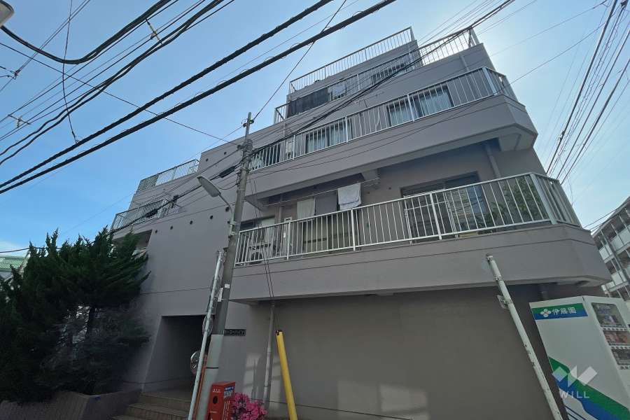 ヨーコーハイツの外観（南西側から）