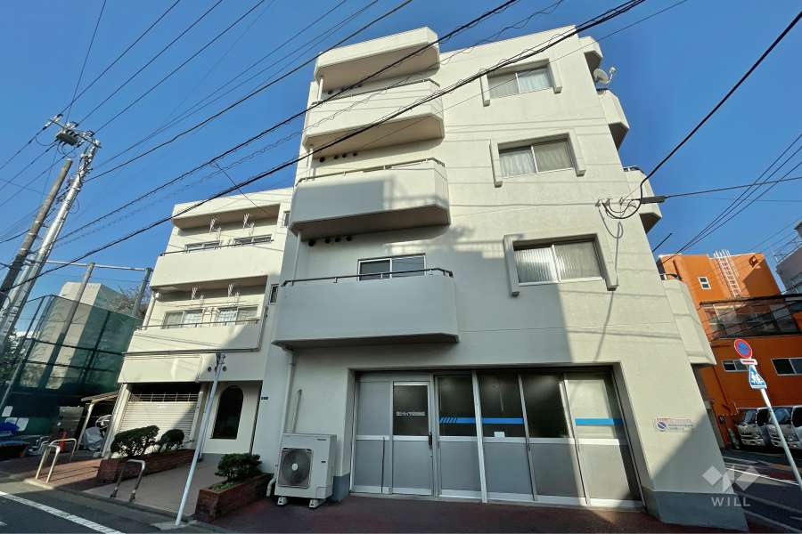 ライオンズマンション東大井の外観（西側から）