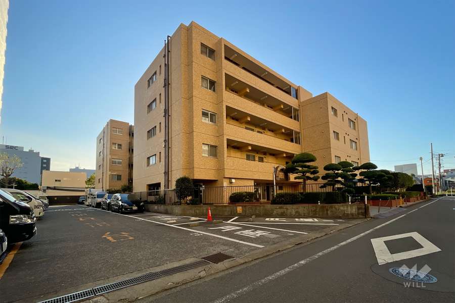 ライオンズマンション東大井第２の外観（東側から）