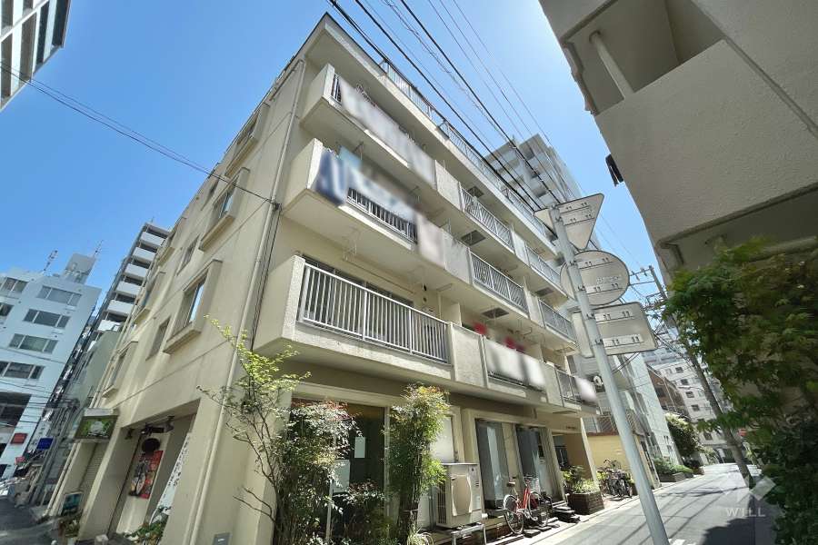 大森ロイヤルハイツの外観（北西側から）