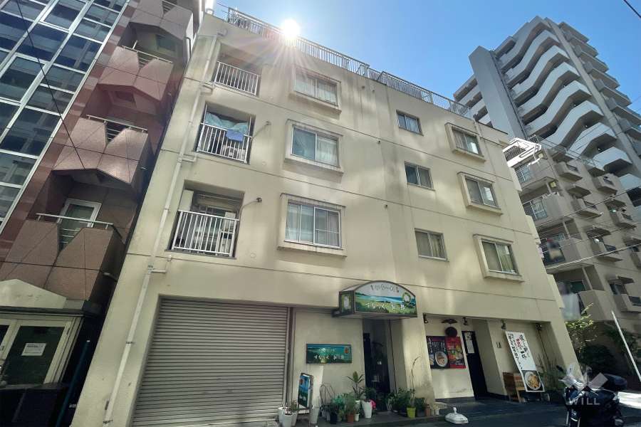 大森ロイヤルハイツの外観（北東側から）