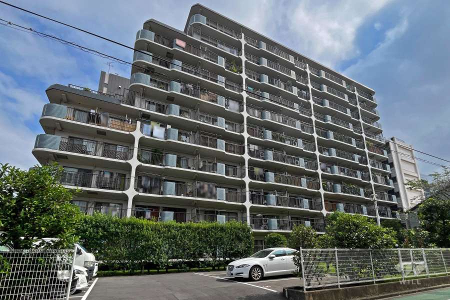 東品川公園スカイハイツの外観（北西側から）
