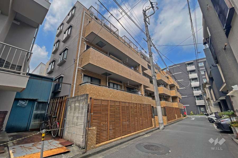 日神パレスゼームス坂の外観（南東側から）