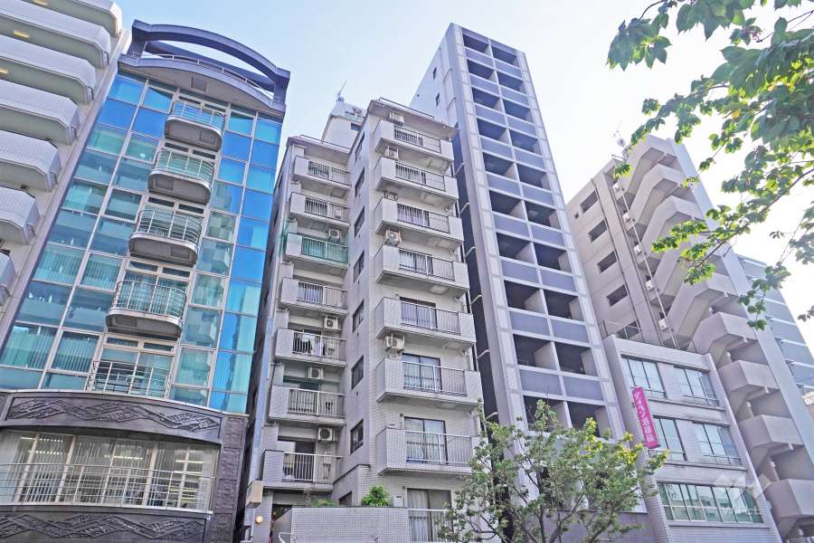 キャッスルマンション大森B号館の外観（東側から）　
