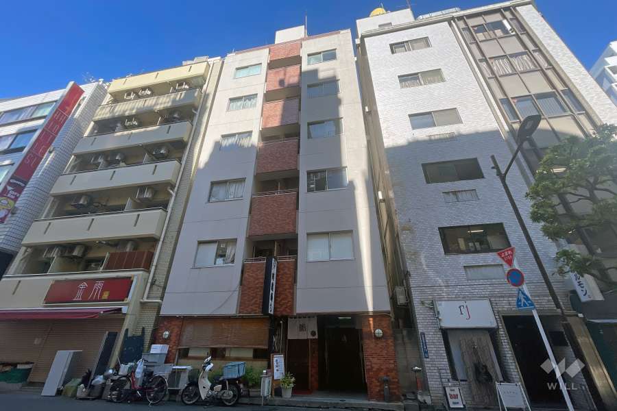 ハイツ五反田の外観（南東側から）