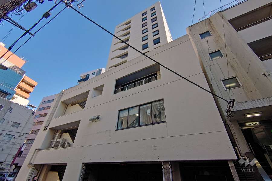 五反田サンハイツの外観（南西側から）