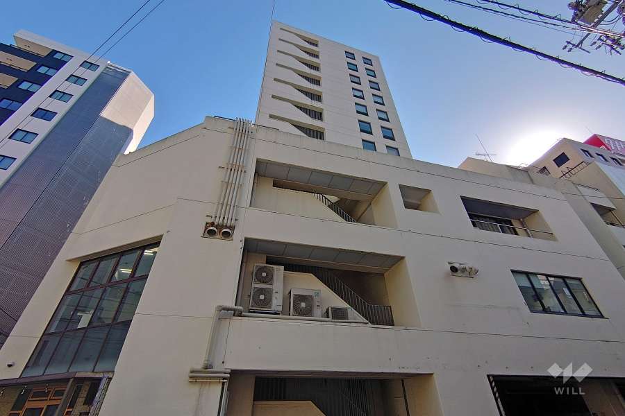 五反田サンハイツの外観（北西側から）