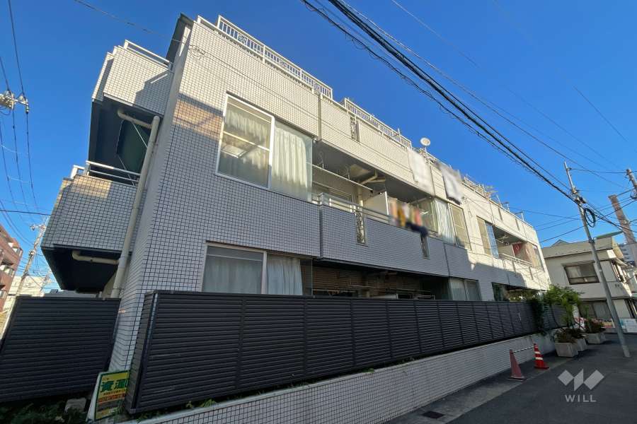 グリーンキャピタル中延の外観（南側から）