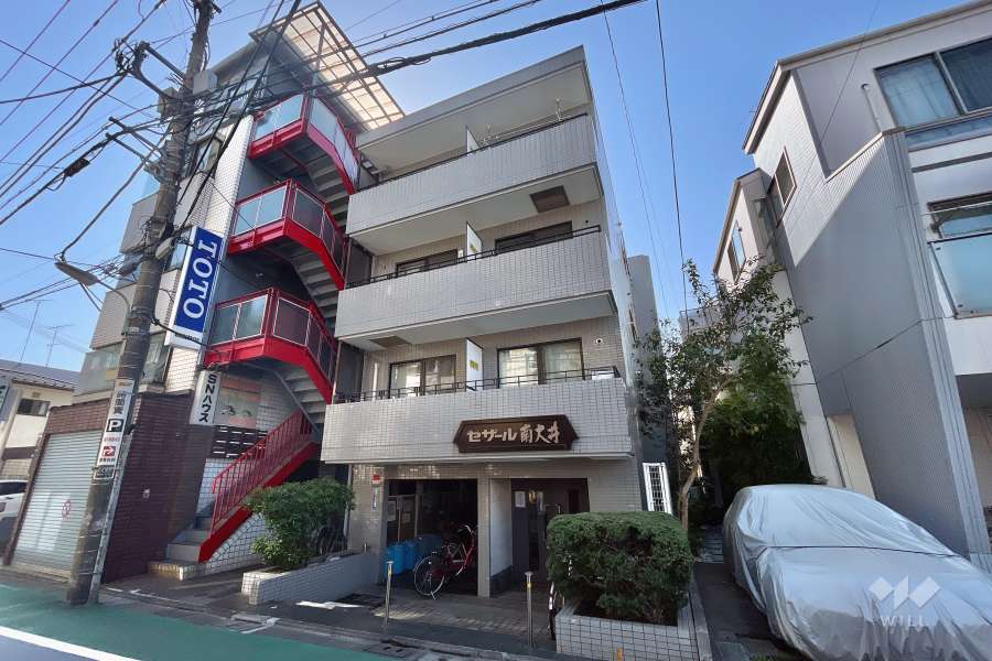 セザール南大井の外観（北東側から）