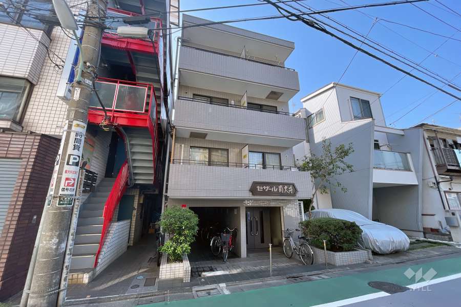 セザール南大井の外観（南東側から）