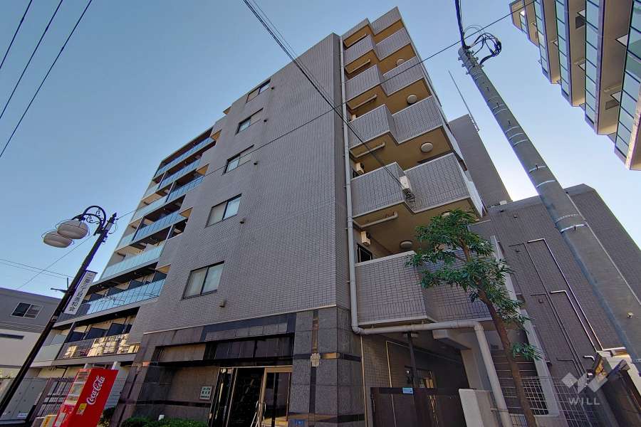 ルーブル西大井の外観（北西側から）