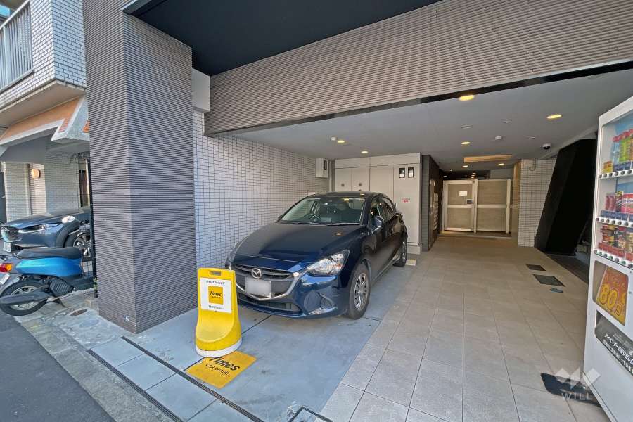 敷地内のカーシェアステーション