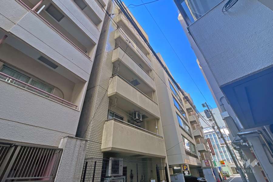 レオ五反田辻ビルの外観（北東側から）