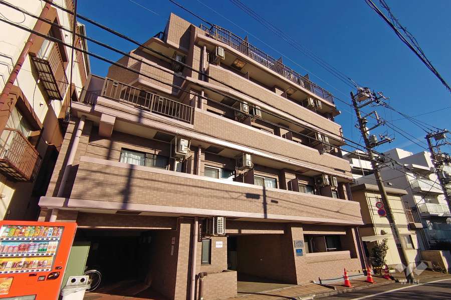 グランヴァン中延の外観（北西側から）