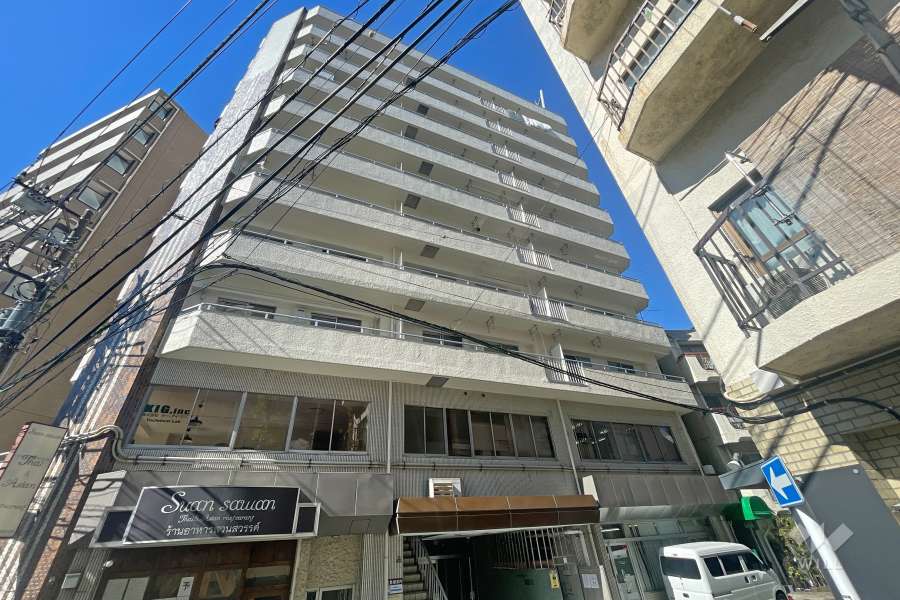 シャトレー五反田の外観（南東側から）