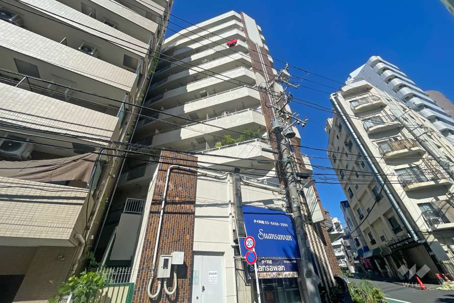 シャトレー五反田の外観（南側から）