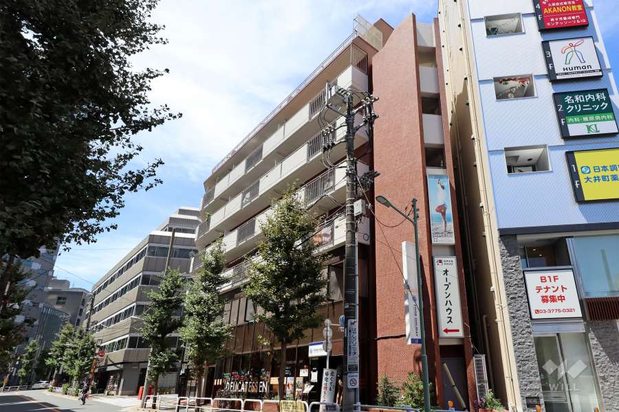 アルテール大井町の外観(北東側から)